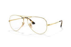 Ray-Ban RX6489 2500 Aviator Arista Gold - demo lencse