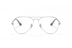Ray-Ban RX6489 2501 Aviator ezüst - demó lencse