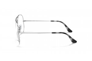 Ray-Ban RX6489 2501 Aviator ezüst - demó lencse