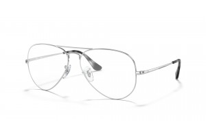 Ray-Ban RX6489 2501 Aviator ezüst - demó lencse
