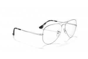 Ray-Ban RX6489 2501 Aviator ezüst - demó lencse