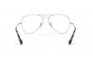Ray-Ban RX6489 2501 Aviator ezüst - demó lencse