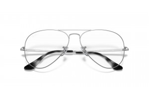Ray-Ban RX6489 2501 Aviator ezüst - demó lencse