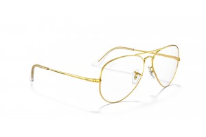 Ray-Ban RX6489 Aviator Gold demo lencse