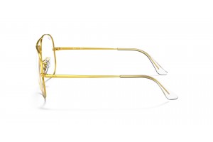 Ray-Ban RX6489 Aviator Gold demo lencse
