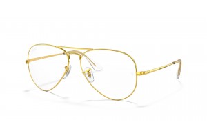 Ray-Ban RX6489 Aviator Gold demo lencse