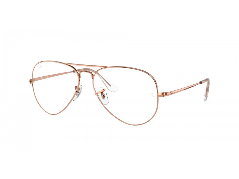 Ray-Ban RX6489 AVIATOR Rose Gold
