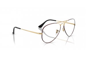 Ray-Ban RX6489 AVIATOR fekete/arista - demo lencse