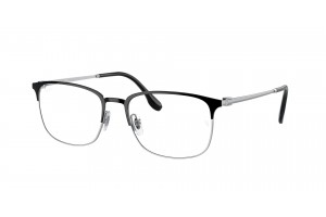 Ray-Ban RX6494 2861 fekete-ezüst szemüveg (demo lencsével)