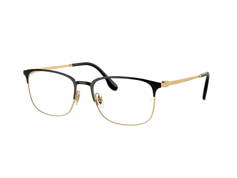 Ray-Ban RX6494 2991 Black On Gold szemüveg DEMO LENS