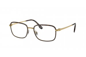 Ray-Ban RX6495 2945 Havana On Gold DEMO LENS szemüveg