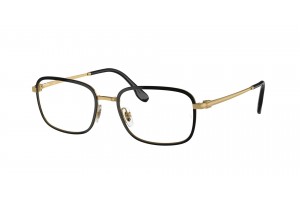 Ray-Ban RX6495 2991 Black On Gold DEMO LENS szemüveg