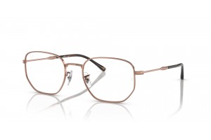 Ray-Ban RX6496 3094 Rose Gold DEMO LENS