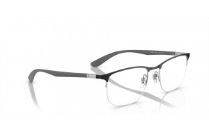 Ray-Ban RX6513 3163 fekete-ezüst szemüveg (demo lencse)