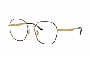 Ray-Ban RX6515D 2991 Black On Gold - demó lencse