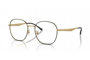 Ray-Ban RX6515D 2991 Black On Gold - demó lencse