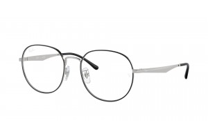 Ray-Ban RX6517D 2983 Black On Silver szemüvegkeret