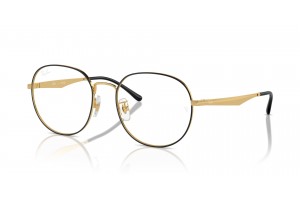 Ray-Ban RX6517D 2991 Black On Gold - DEMO LENS