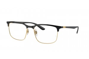 Ray-Ban RX6518 2890 Black On Gold DEMO LENS szemüveg