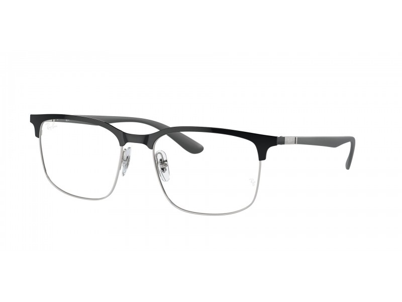 Ray-Ban RX6518 3163 Black On Silver szemüveg