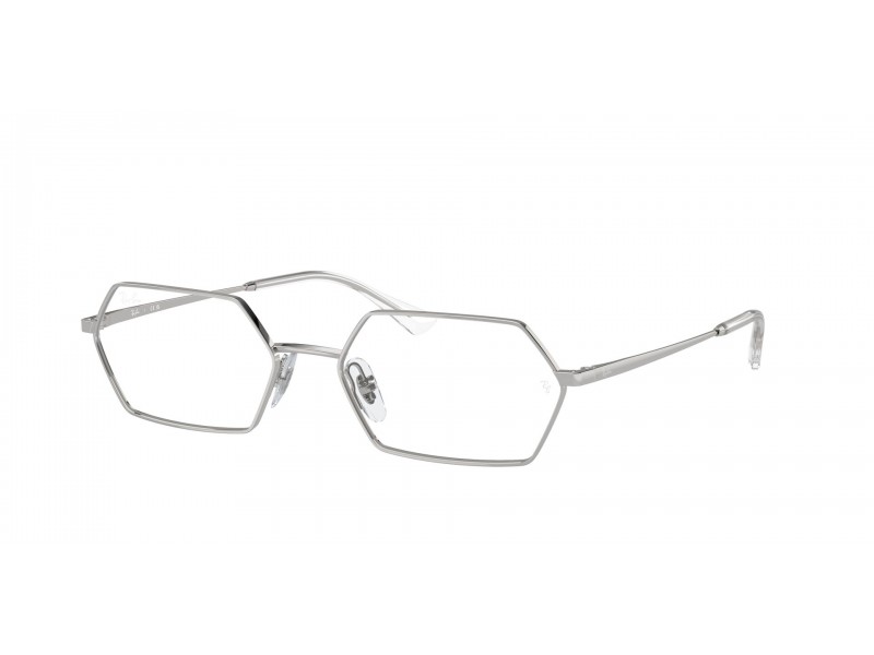 Ray-Ban RX6528 2501 ezüst unisex szemüveg - demo lencse