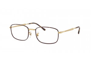 Ray-Ban RX6533 Havana Arista Gold demo lencse