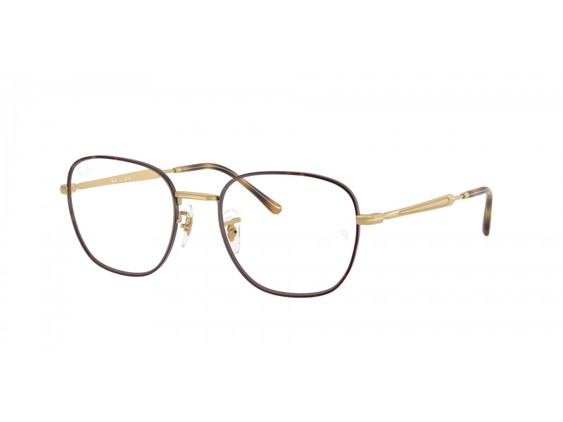Ray-Ban RX6534 Matt Havana - arany részletek