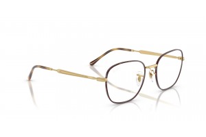 Ray-Ban RX6534 Matt Havana - arany részletek