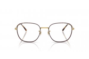Ray-Ban RX6534 Matt Havana - arany részletek