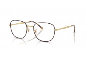 Ray-Ban RX6534 Matt Havana - arany részletek