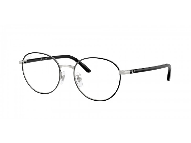 Ray-Ban RX6538D 2861 Black On Silver szemüveg