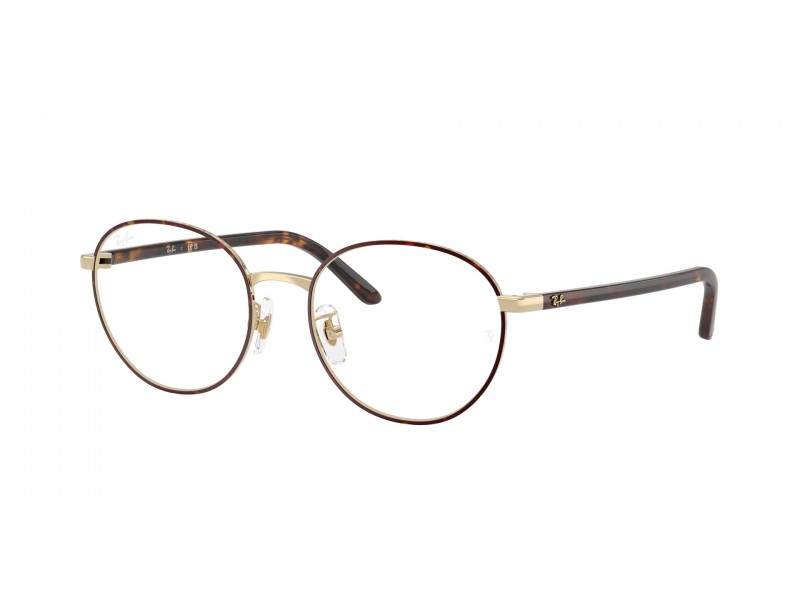 Ray-Ban RX6538D 3193 Havana On Pale Gold DEMO