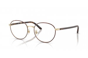 Ray-Ban RX6538D 3193 Havana On Pale Gold DEMO