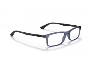 Ray-Ban RX7017 áttetsző kék keret - DEMO lencse