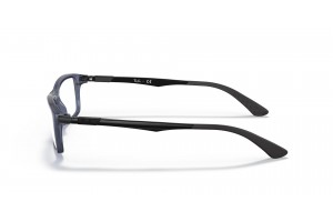 Ray-Ban RX7017 áttetsző kék keret - DEMO lencse