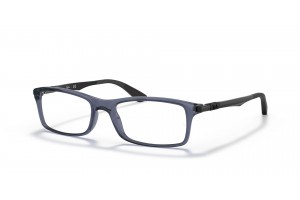 Ray-Ban RX7017 áttetsző kék keret - DEMO lencse