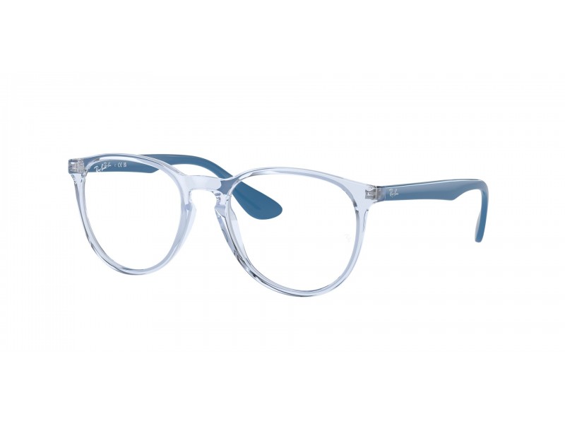Ray-Ban RX7046 ERIKA átlátszó világoskék szemüveg (demo lencse)