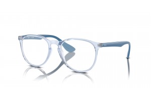 Ray-Ban RX7046 ERIKA átlátszó világoskék szemüveg (demo lencse)