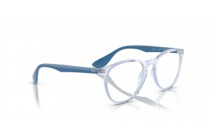 Ray-Ban RX7046 ERIKA átlátszó világoskék szemüveg (demo lencse)