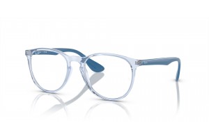 Ray-Ban RX7046 ERIKA átlátszó világoskék szemüveg (demo lencse)