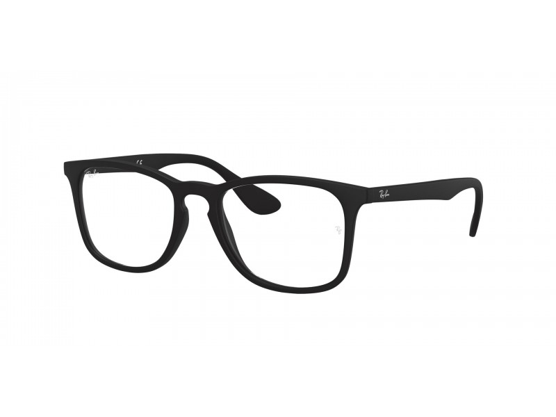 Ray-Ban RX7074 Rubber Black - DEMO LENS