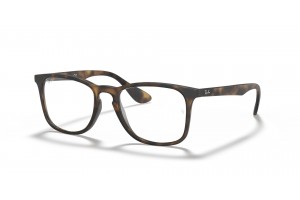 Ray-Ban RX7074 5365 Havana unisex szemüvegkeret (demo lencse)