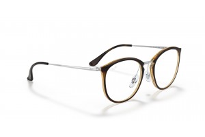 Ray-Ban RX7140 Havana demo lencsés szemüveg