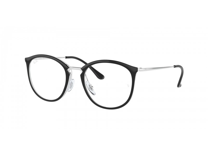 Ray-Ban RX7140 5852 Black On Transparent női keret