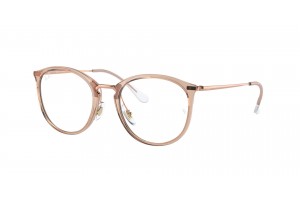 Ray-Ban RX7140 8124 Light Brown DEMO LENS szemüveg