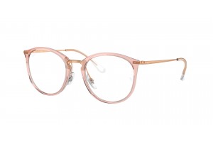 Ray-Ban RX7140 8335 Transparent Pink Demo Lens szemüveg