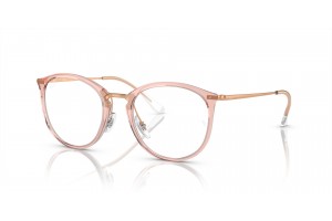Ray-Ban RX7140 8335 – átlátszó rózsaszín keret