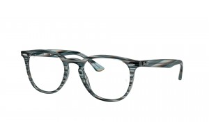 Ray-Ban RX7159 5750 Striped Blue Grey DEMO LENS szemüveg