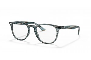 Ray-Ban RX7159 Striped Blue Grey szemüveg
