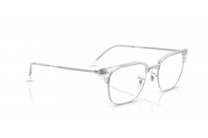 Ray-Ban RX7216 Clubmaster - transparent/ezüst demo lencse